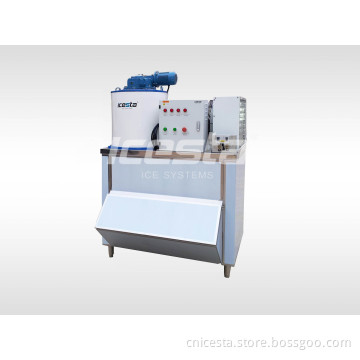 Icesta Beautiful Design 1ton Flake Ice Machine Plus Ice Storage Bin (IF1T-R4A+IFB400)